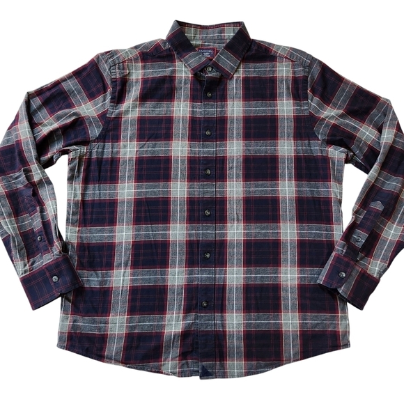 UNTUCKit Alentejo Plaid Button Up Shirt Men’s Size XL - Picture 2 of 5